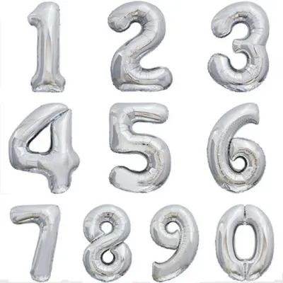 Шар цифра (102см), 1 шт.
